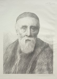 Porträt von George Frederic Watts (2. Platte) von Alphonse Legros