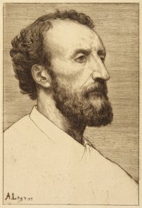 Porträt von J. Dalou von Alphonse Legros
