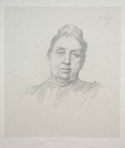 Porträt von Madame Kemp, Vorderansicht 3. Platte