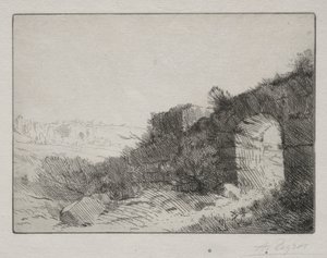 Römische Ruinen von Alphonse Legros