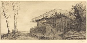 Hirtenhütte auf einem Hügel (Bergerie sur le coteau)