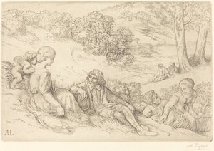 Frühling von Alphonse Legros