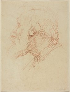 Studie eines Bettlers von Alphonse Legros