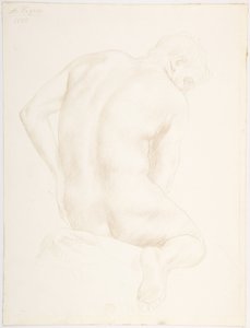 Studie einer Figur von Alphonse Legros