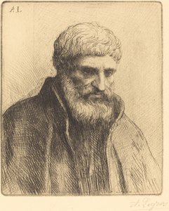 Studie eines alten Mannes von Alphonse Legros
