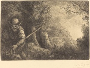 Der Gärtner (Le jardinier) von Alphonse Legros