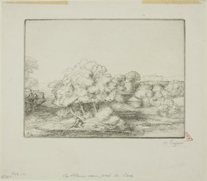 Das Dorf am See von Alphonse Legros