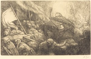 Der Triumph des Todes: Proklamation Le triomphe de la mort: La proclamation von Alphonse Legros