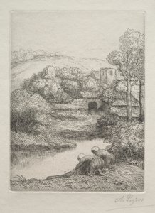 Der Waschplatz, genannt Die Wäscherinnen (Le Lavoir, Dite "Les Laveuses")