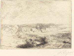 Dorf Wimille, nahe Boulogne von Alphonse Legros