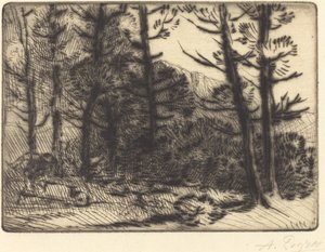 Wälder im Wintersonne, 2. Tafel