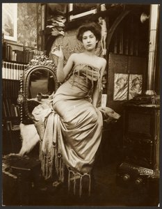 Weibliches Modell mit Lorbeerzweig, Paris