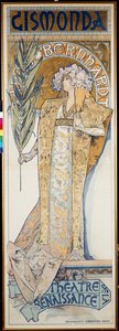 Gismonda, Théâtre de la Renaissance, 1894 von Alphonse Mucha