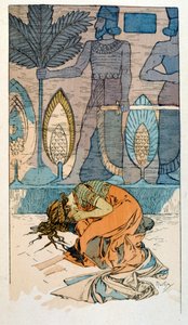 Illustration von Alphonse Mucha aus "Rama", einem Gedicht in drei Akten von Paul Verola. ca. 1898 von Alphonse Mucha