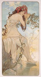 Sommer; Ete, ca. 1896 von Alphonse Mucha