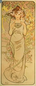 Der Smaragd von Alphonse Marie Mucha