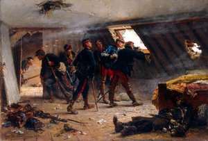 Szene aus dem Deutsch-Französischen Krieg, 1875 von Alphonse Marie Neuville de