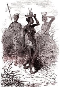 Einheimische des Nuer-Stammes, Oberes Niltal