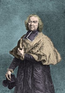 Porträt von Kardinal de Fleury (Gravur)