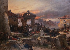 Der Friedhof von Saint-Privat, 18. August 1870, 1881