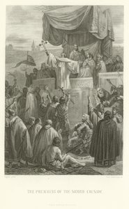 Die Predigt des Zweiten Kreuzzugs von Alphonse Marie de Neuville