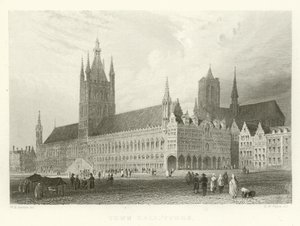 Rathaus, Ypern von Alphonse Marie de Neuville
