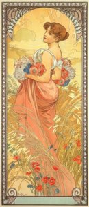 Der Sommer von Alphonse Mucha