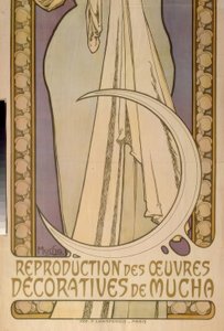 Lygie – Reproduktion der dekorativen Werke von Mucha von Alphonse Mucha