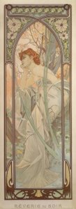 Abendliche Träumerei von Alphonse Mucha