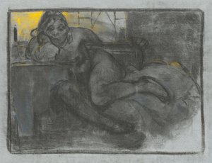 Der Absinthtrinker, 1900-1905 von Alphonse Mucha