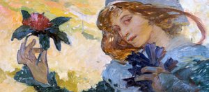 Ohne Titel, um 1880-1930 von Alphonse Mucha