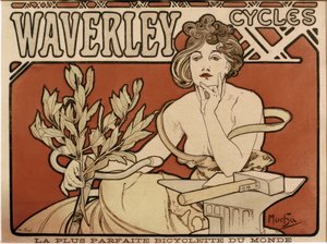 Waverley Cycles von Alphonse Mucha