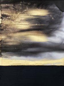 Abstrakter Goldener Horizont