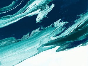 Abstrakte Ozeanwellen von Alyson Storms