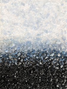 Blau Schwarzer Kristallverlauf