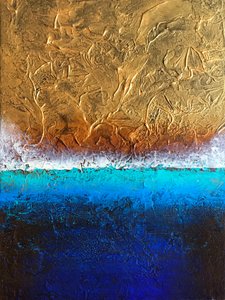 Goldener Blauer Horizont