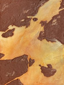 Flüssige Goldlandschaft von Alyson Storms