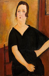 Madame Amédée Frau mit Zigarette, 1918