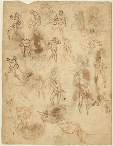 Studien von Figuren (verso)