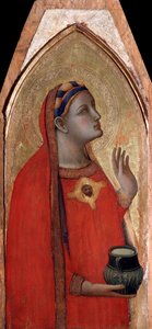 Maria Magdalena (linkes Panel des Polyptychons)