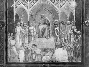 Die Enthauptung der Franziskanermönche vor dem Sultan, ca. 1331