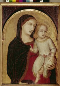 Maria mit Kind von Ambrogio Lorenzetti