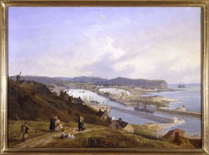 Der Hafen von Boulogne von Louis Garneray, ca. 1820 von Ambroise Louis Garneray