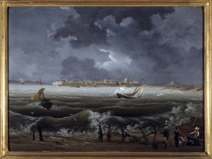 Saint Malo von Louis Garneray, ca. 1820