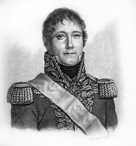 Porträt des Generals Jean Gabriel MARCHAND 1765-183.- in „Portraits des généraux français en suite les victoires et conquêtes des Français“. Graviert von Ambroise Tardieu im Jahr 1818. Stella Sammlung.