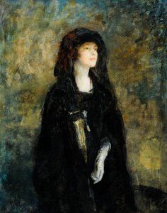 Mrs. Claude Johnson in Schwarz