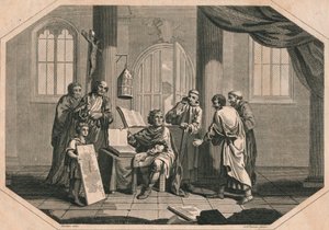 Die Einteilung Englands in Grafschaften, Hundertschaften und Tythings durch Alfred den Großen, 1808 von Ambrose William Warren
