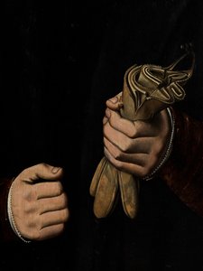 Detail des Porträts von Otho Stochoven