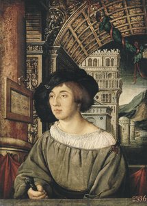 Porträt eines jungen Mannes von Ambrosius Holbein