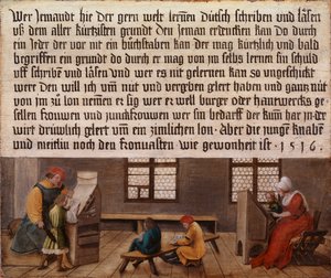 Schulschild von Ambrosius Holbein